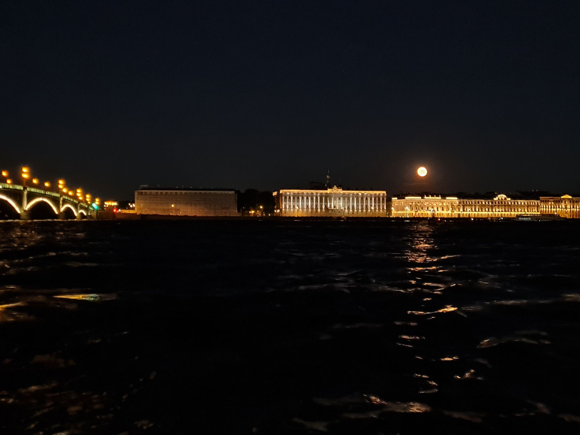 Санкт петербург ночью