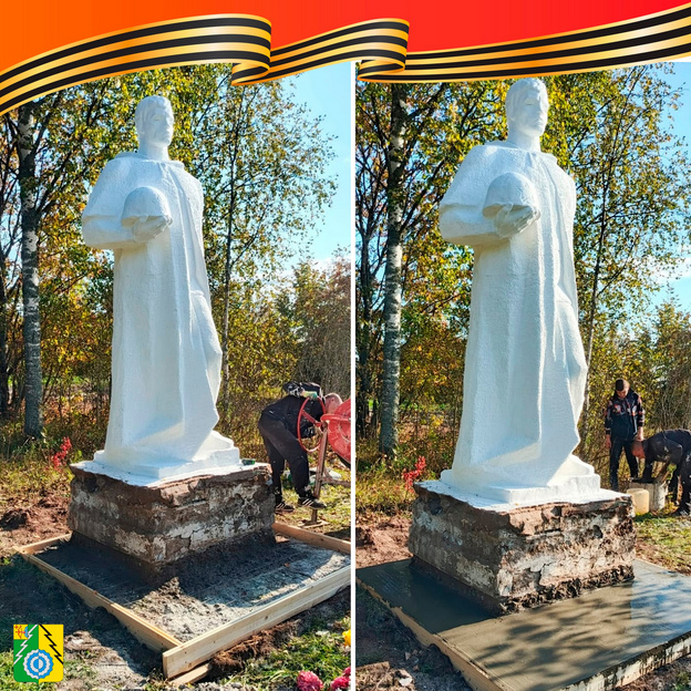 В селе Прокопье за 60 тысяч рублей отремонтируют памятник героям войны