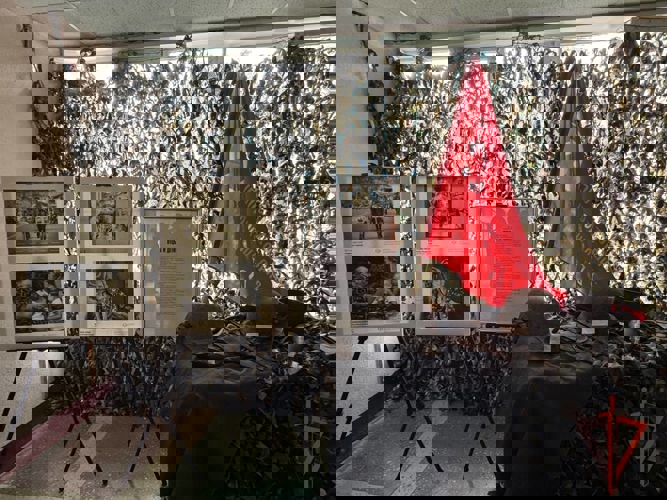 Сотрудники СОБР «Реактор» приняли участие в организации выставки, посвящённой периоду Великой Отечественной войны