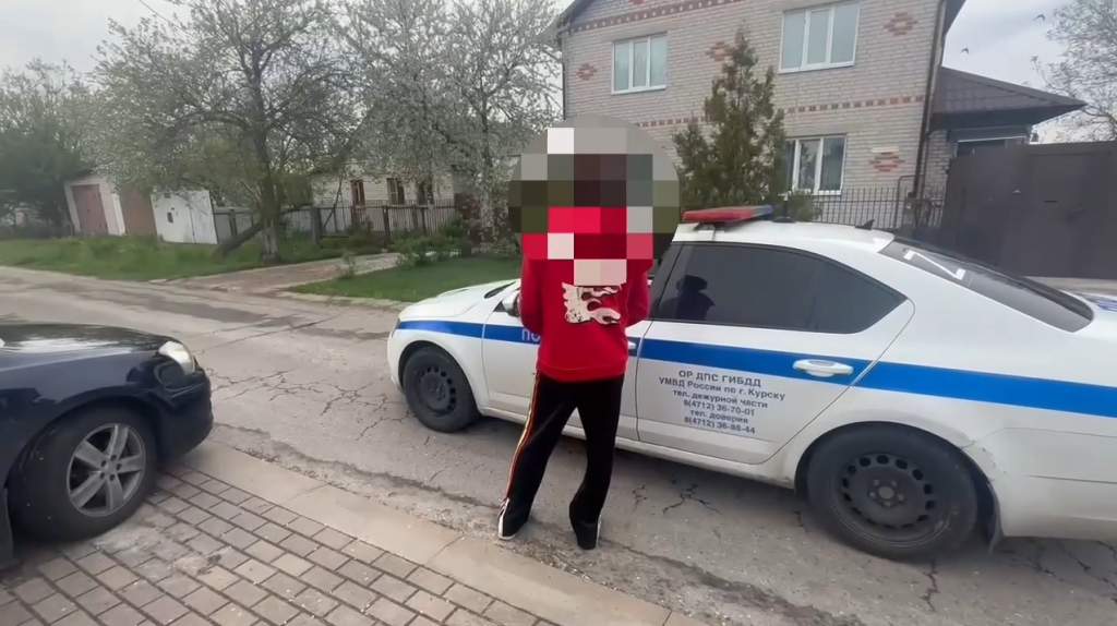 В Курске за рулем поймали 17-летнего подростка без прав