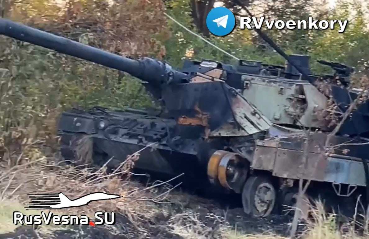 104-й полк ВДВ уничтожает танки Leopard у Вербового (ВИДЕО)