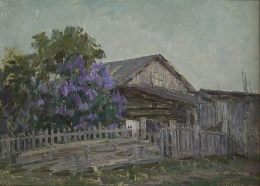 Хайрулинов И. С. "Сирень цветет". Картина 1994 года. 