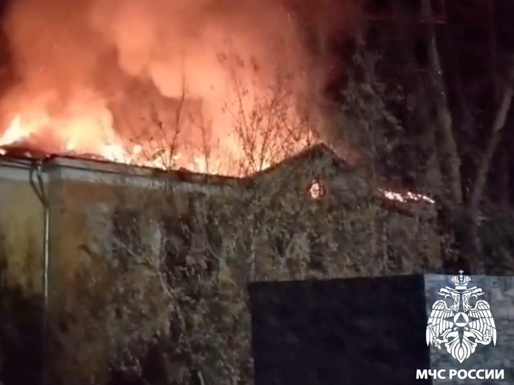 В Юрге сгорела закрытая школа