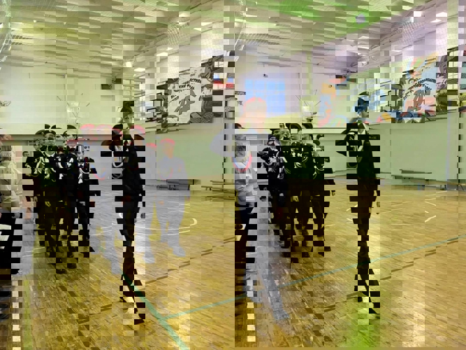 В Мордовии боец спецназа Росгвардии принял участие в открытии парада кадетских классов