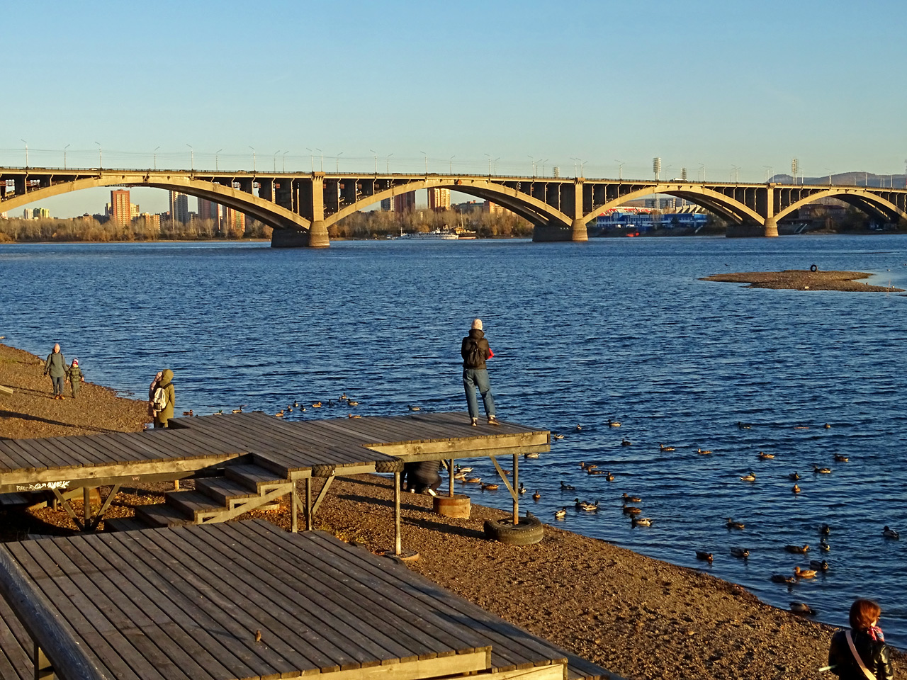 Красноярск енисей вода