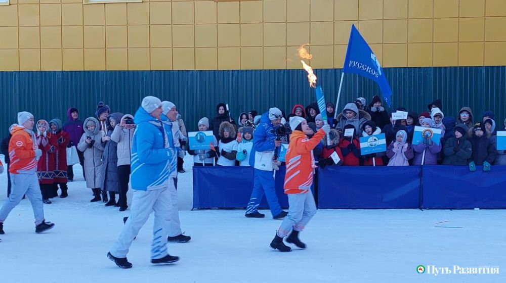 В Аллаиховском районе встретили огонь VIII Международных игр «Дети Азии», передает «Путь развития»
