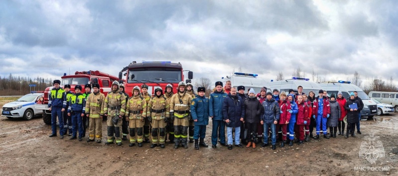 В Котельничском районе прошли учения по ликвидации ДТП