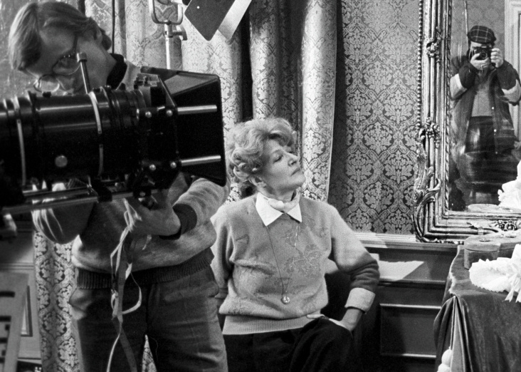 Светлана Дружинина на съемках фильма «Гардемарины, вперед!», 1987 год