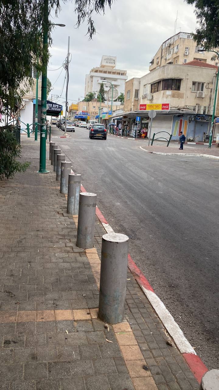 Пустые улицы в Израиле после атаки Хамас