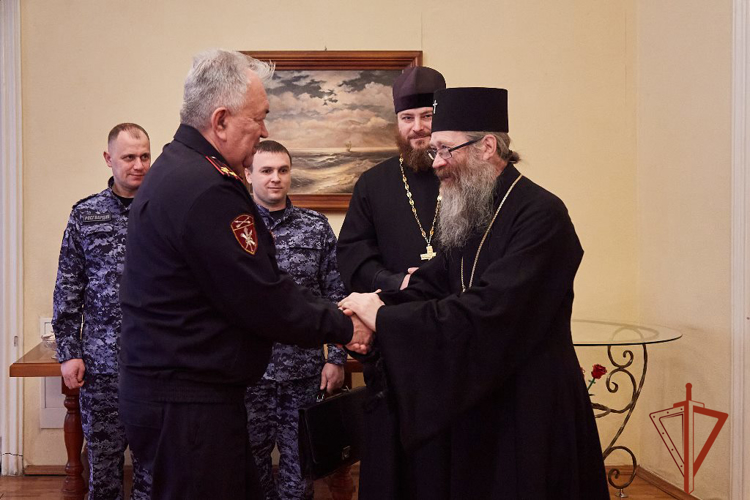 Начальник Управления Росгвардии по Томской области и митрополит Томский и Асиновский подписали соглашение о сотрудничестве (видео)