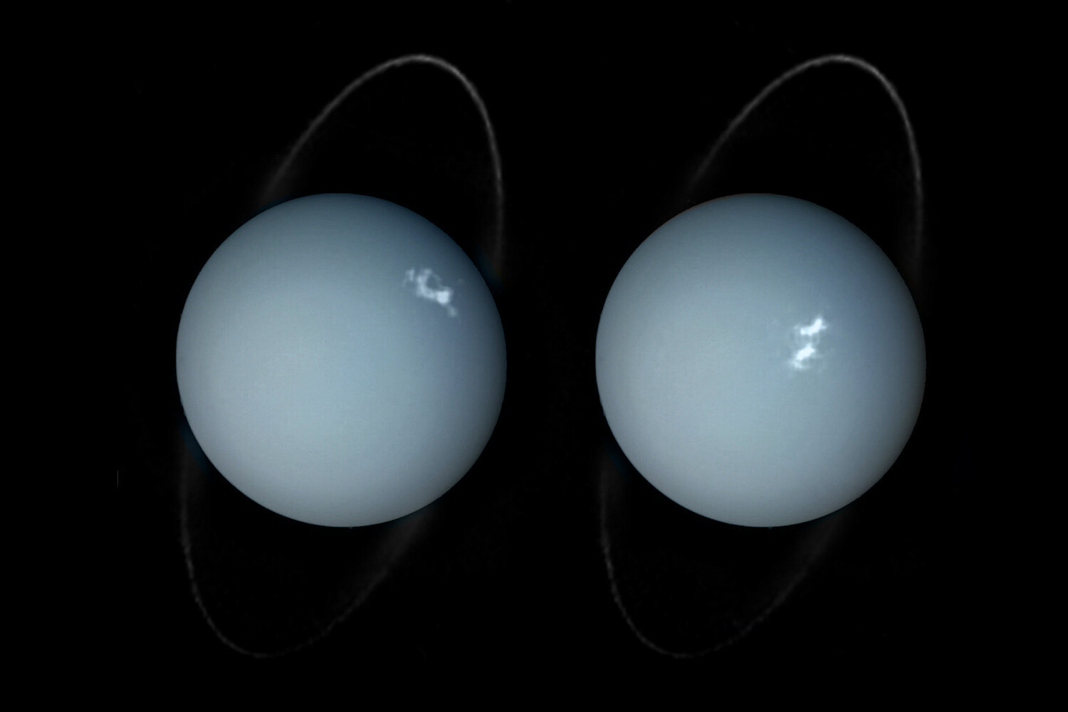 Уран 2023 год. Уран Полярные сияния на Уране. Уран Хаббл. Уран NASA. Северное сияние на Уране.