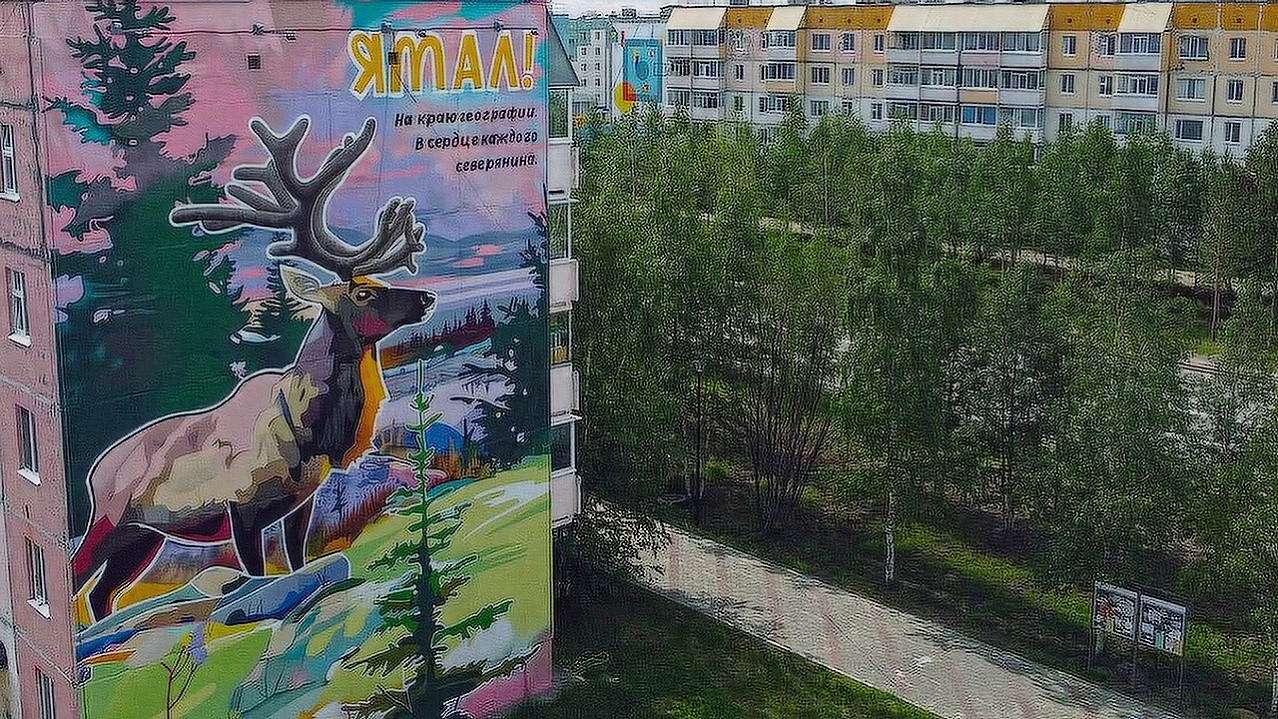24 новых мурала украсят ямальские города этим летом