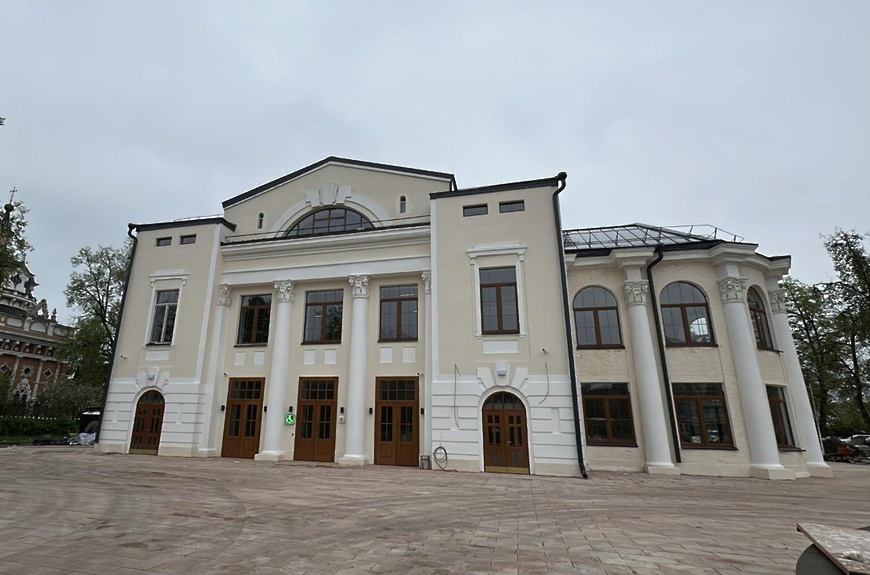 В подмосковной Ивантеевке близится к завершению капремонт Центра культуры им. Кекушева
