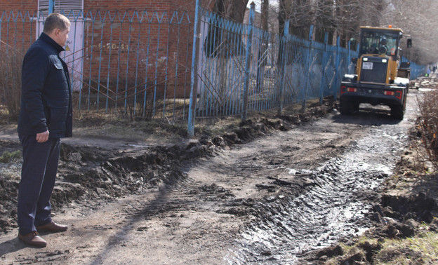 В Вятских Полянах тротуары готовят к Сабантую