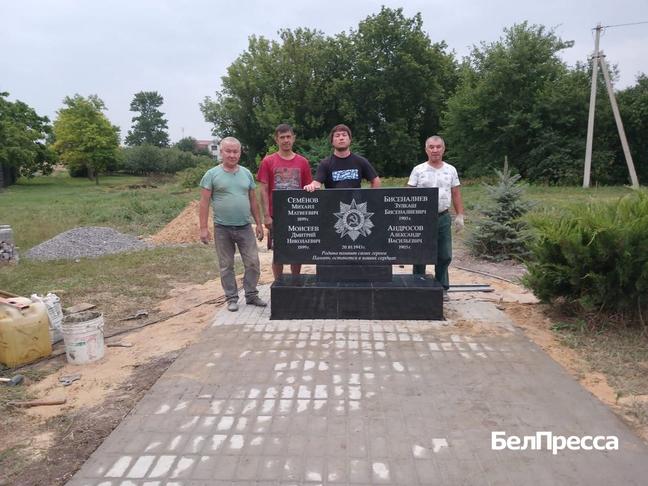 Установка памятного знака 5 августа 2025 года