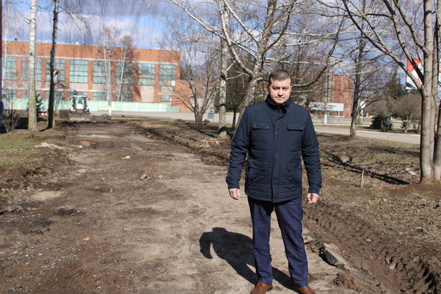 В Вятских Полянах тротуары готовят к Сабантую