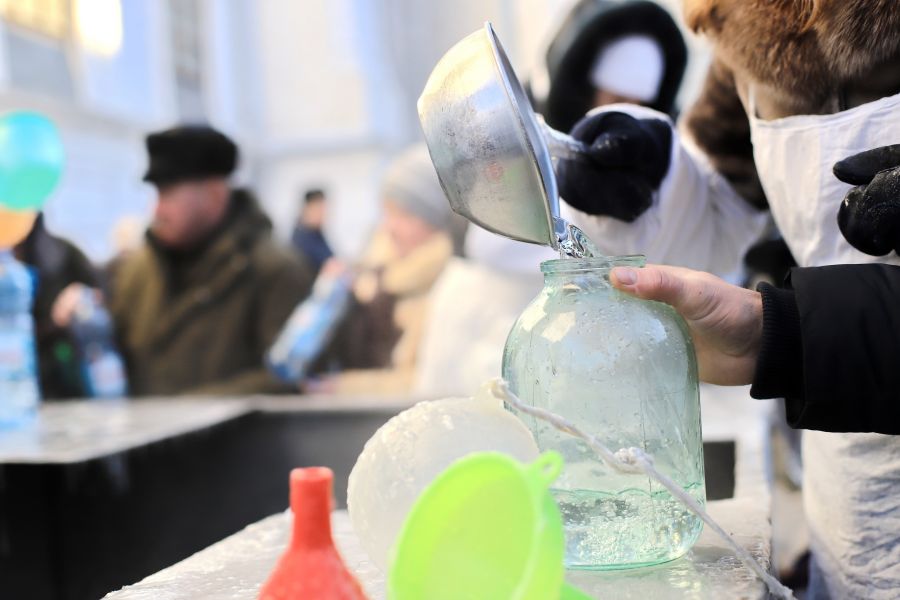 Крестный ход 2024 год. Крещение. 