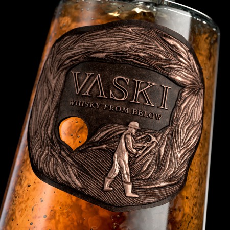 дизайн упаковки виски Vaski