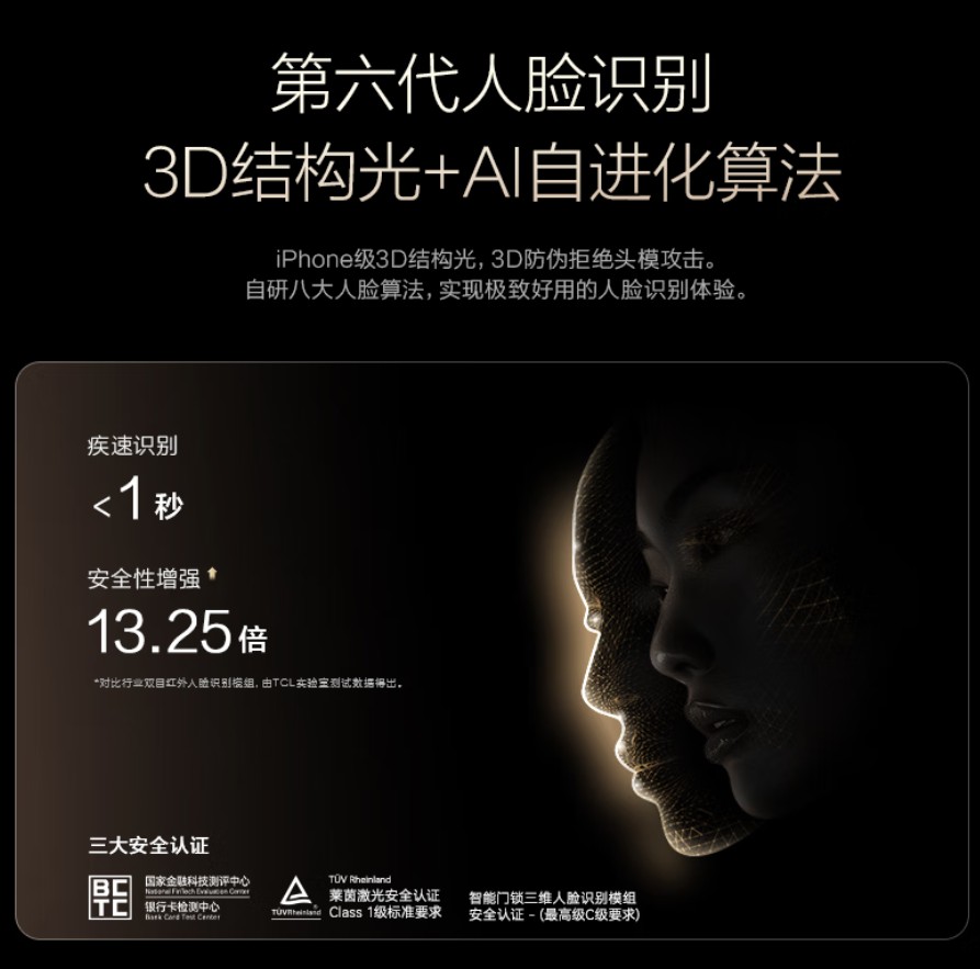 Умный дверной замок TCL K7G Max поступил в продажу в Китае и уже доступен на платформе JD.com по цене 324 доллара