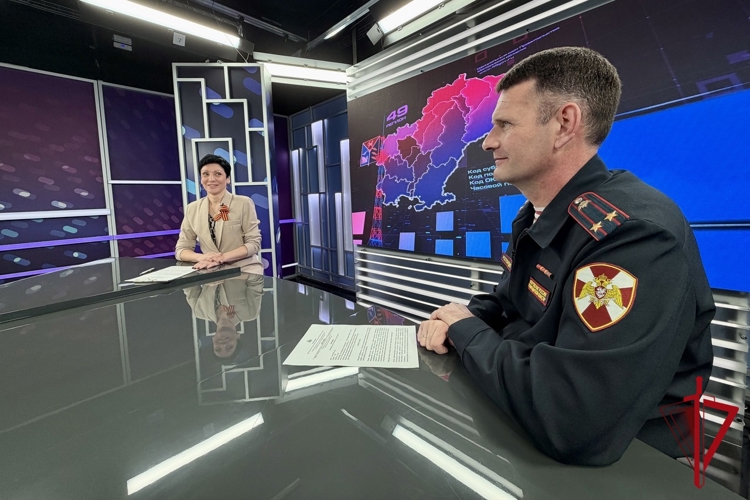 Офицер Росгвардии в телеинтервью рассказал о преимуществах службы во вневедомственной охране