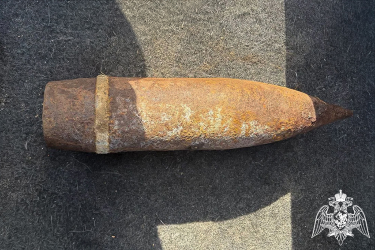 Взрывотехники Росгвардии уничтожили снаряд, найденный под Анапой