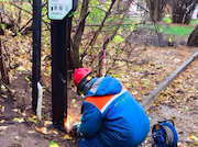 «Мособлэнерго» установило зарядную станцию для электромобилей в микрорайоне Сходня