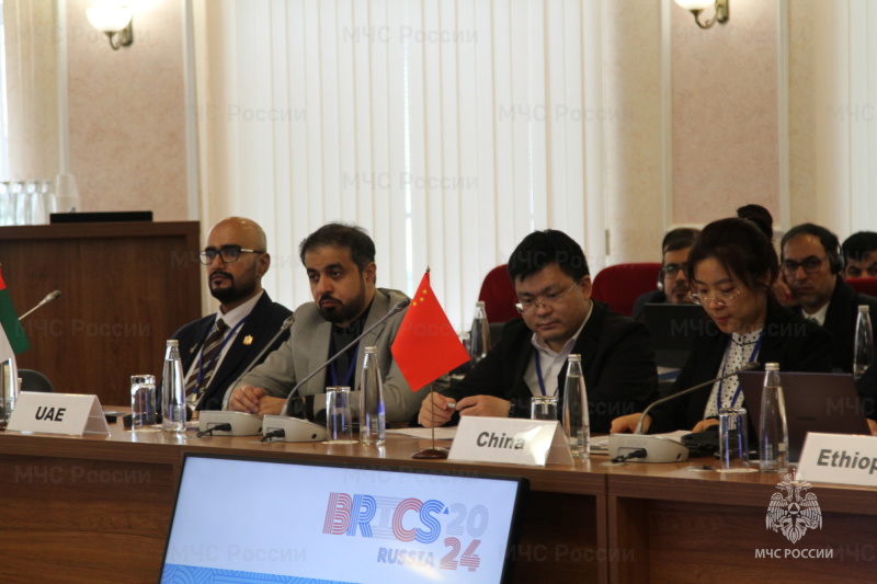 Представители МЧС России обсудили вопросы по управлению рисками стихийных бедствий в формате БРИКС