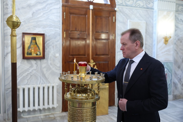 Директор ФСИН России генерал внутренней службы Российской Федерации Аркадий Гостев принял участие в Литургии в Николо-Угрешском ставропигиальном мужском монастыре