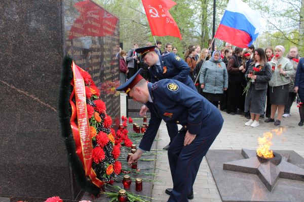 Сотрудники СИЗО-2 приняли участие в памятных мероприятиях, посвященных Дню Победы