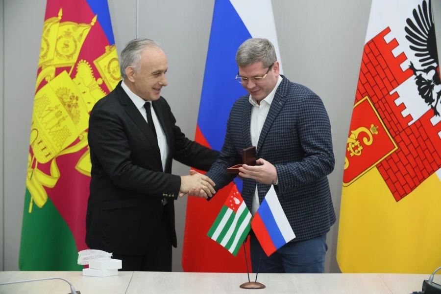 Состоялся приём делегации города Сухума в Краснодаре