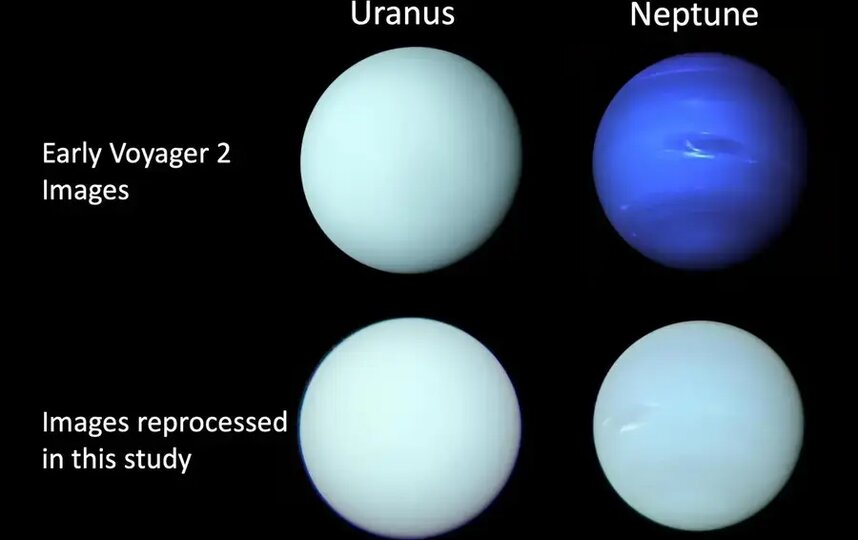 Ученые нептуна. Neptune true Color.