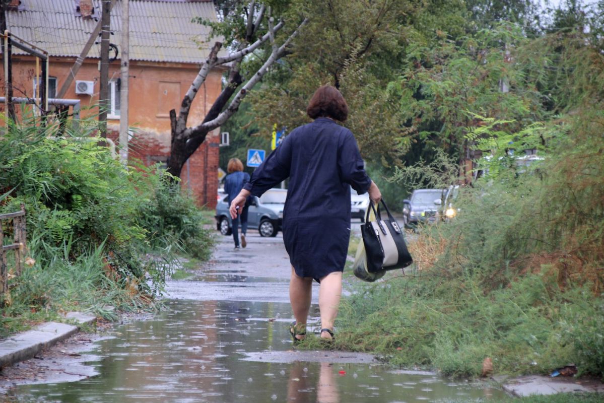 Дождь в астрахани фото