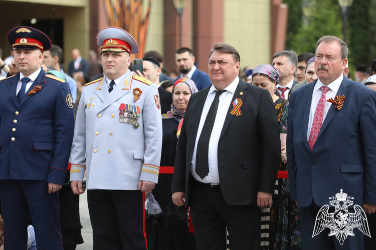 Росгвардейцы Ингушетии приняли участие в торжествах по случаю Дню Победы
