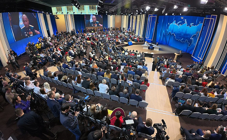 Как прошли «Итоги года с Владимиром Путиным»: главные темы эфира