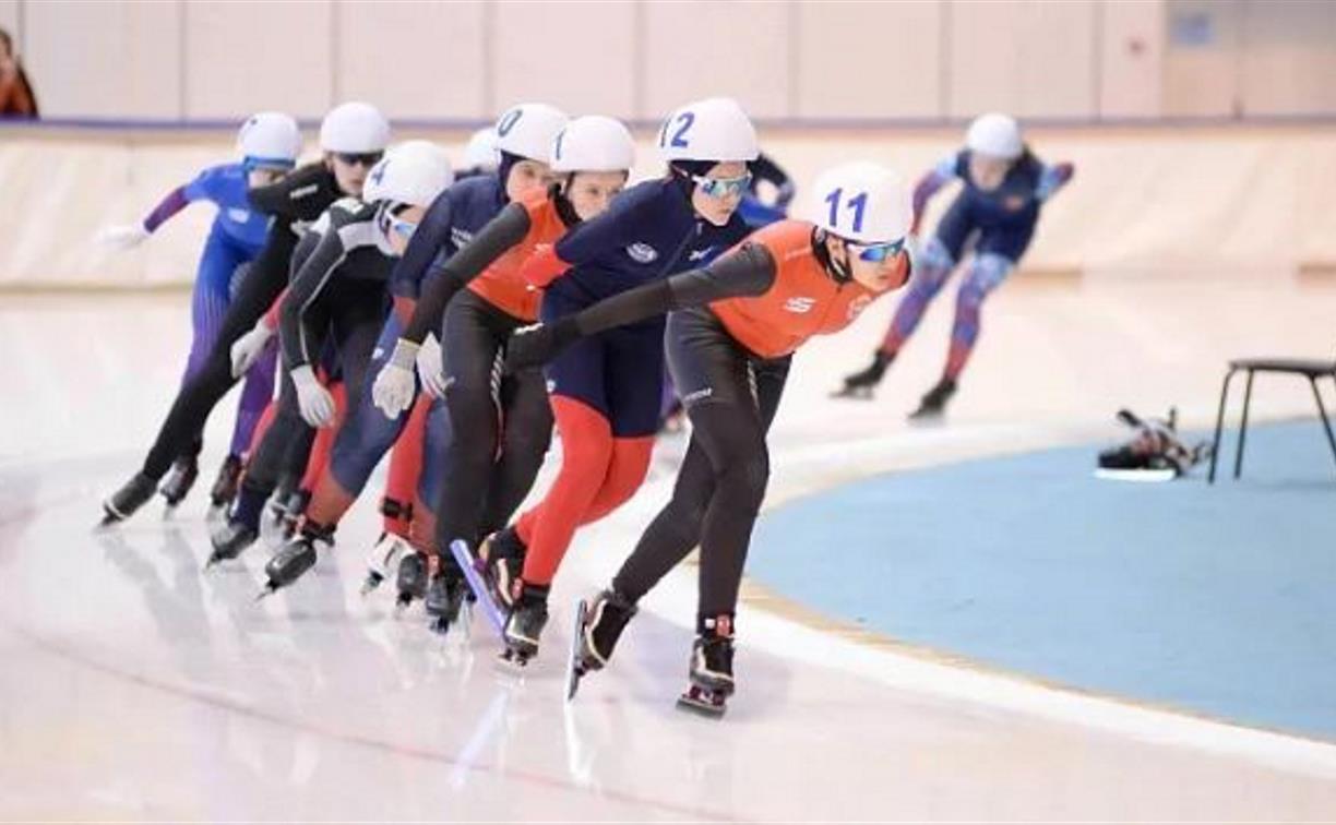 Тульские конькобежки успешно выступили на этапе первенства ЦФО 