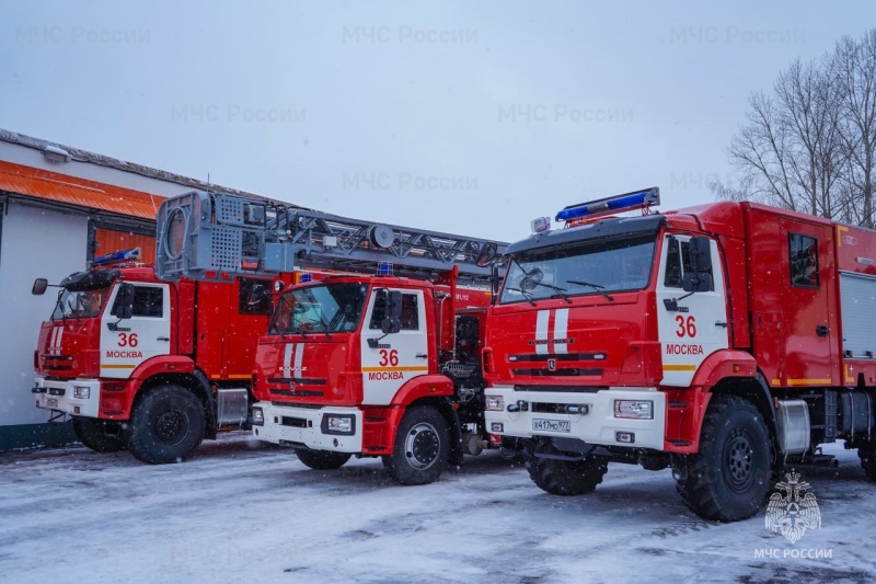 В Москве открыли обновленную пожарно-спасательную часть