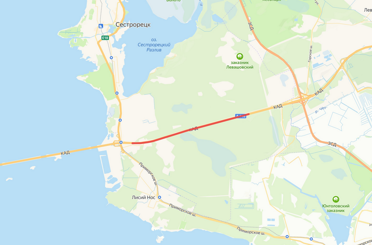 почему перекрыт кад спб