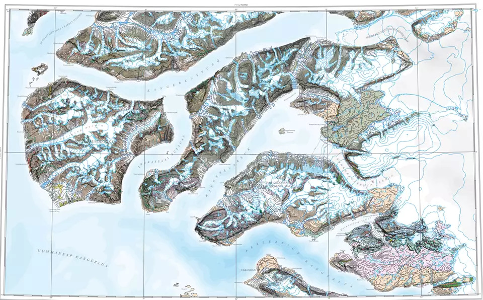 Датчане обновили геологические карты Западной Гренландии