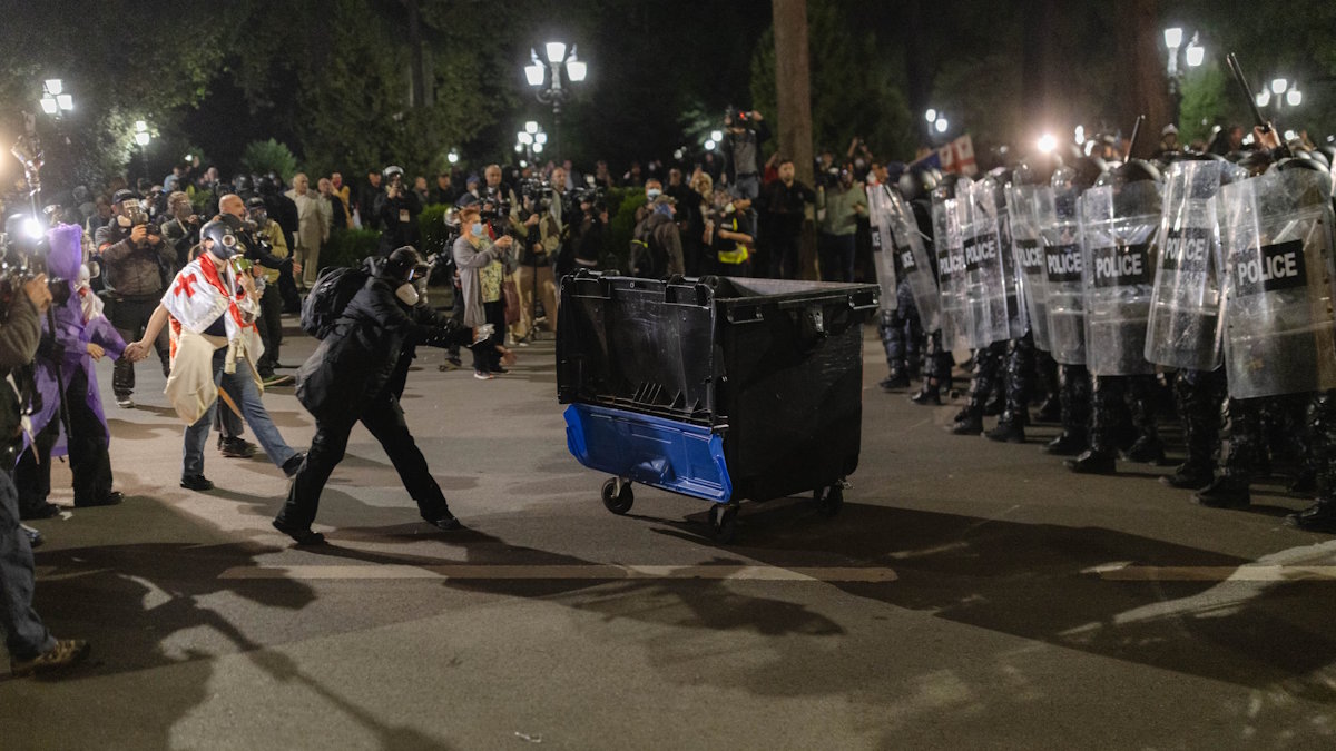 Протесты в Грузии