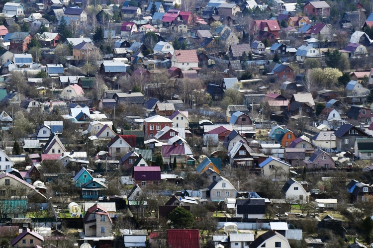 В Московской области наиболее плотная индивидуальная застройка — более 2 млн частных домов и 12,3 тыс. садоводческих товариществ