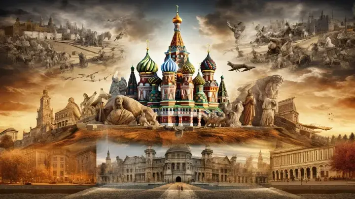 Скульптуры атлетов на фасаде здания на Большой Дмитровке восстановят