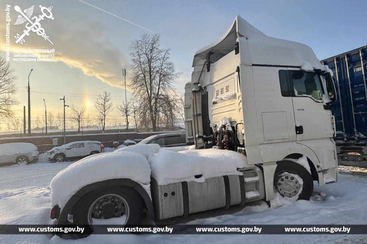 13 тягачей и полуприцепов ввезли в Беларусь из Литвы с уходом от растаможки