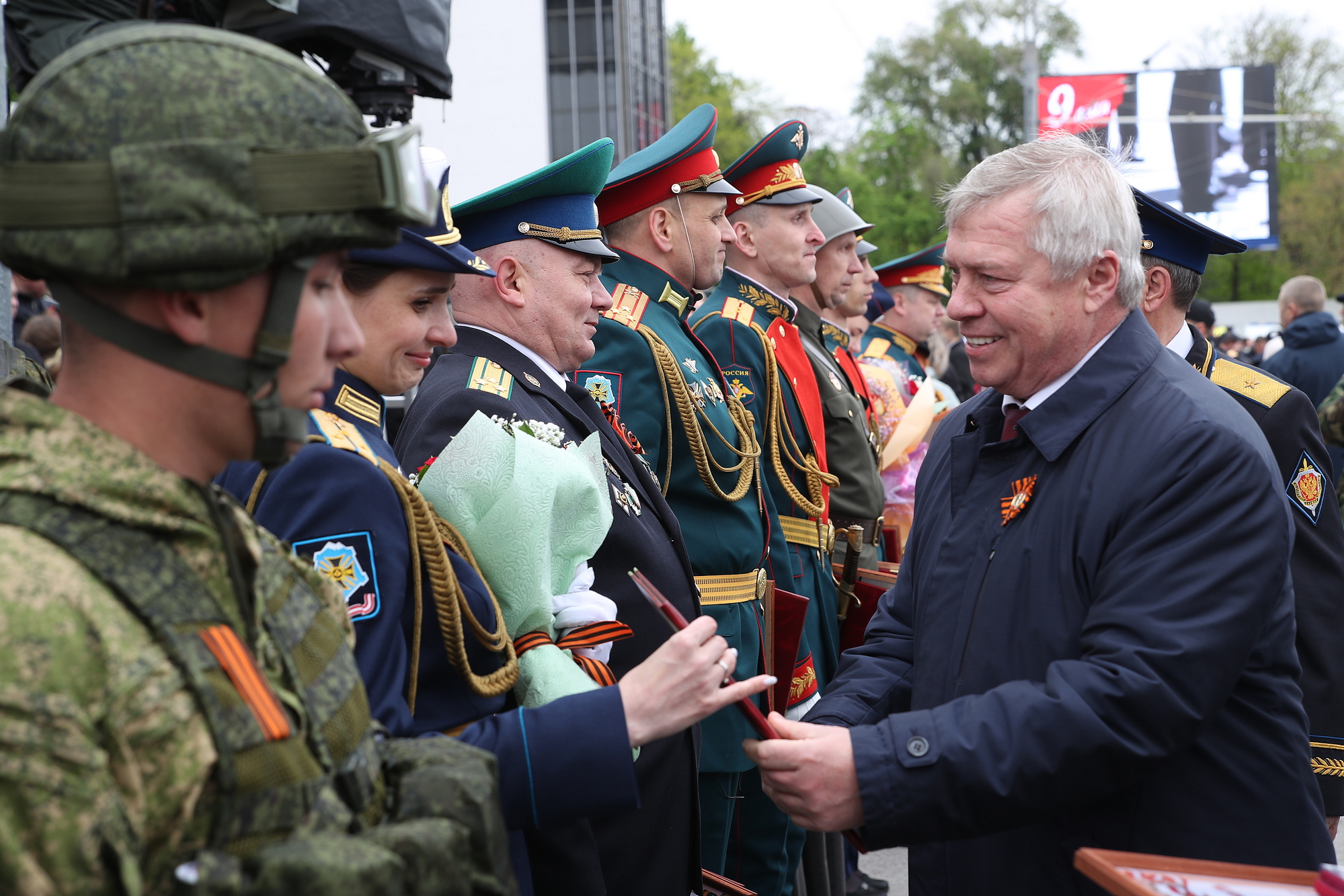 Парад войск Ростовского-на-Дону гарнизона, посвященный 78-й годовщине Победы в Великой Отечественной войне 1941-1945 годов