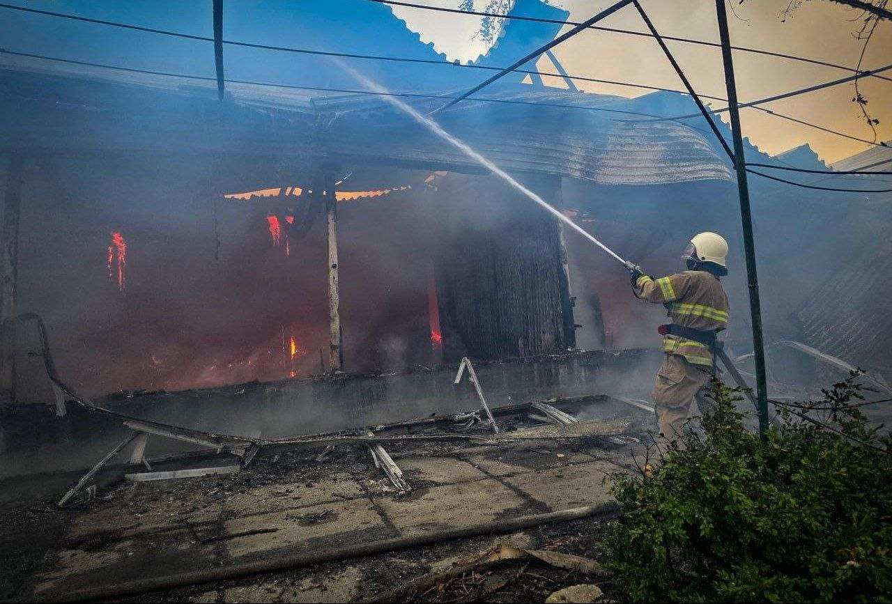 Кадры горящего энергообъекта в Белгород-Днестровском Одесской области (ФОТО) | Русская весна