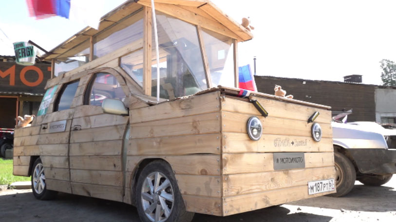 Уралец создаёт из автомобилей удивительную технику