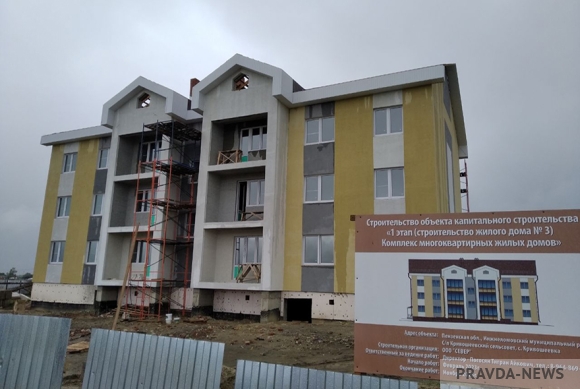В Кривошеевке завершается строительство дома в рамках программы комплексного развития сельских территорий
