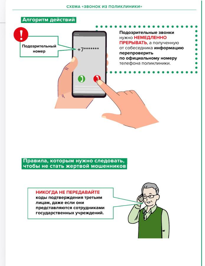 Как избежать обмана: не попадитесь на уловку «звонок из поликлиники»
