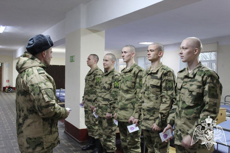 В Центр подготовки личного состава Северо-Западного округа Росгвардии прибыло новое пополнение