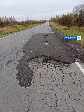 В Лухском районе разрушается дорога, сделанная по нацпроекту