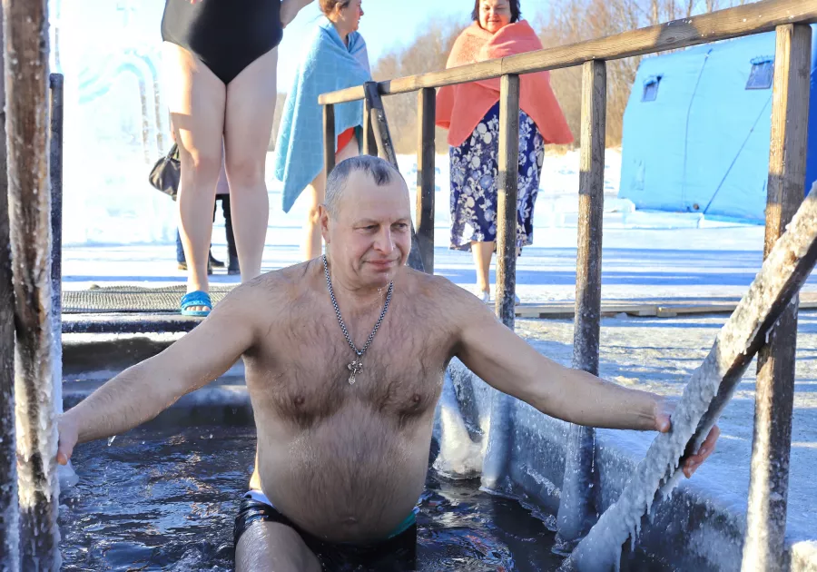 Крестный ход 2024 год. Крещение. 